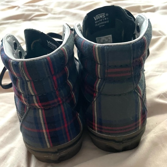 Vans Tartan Gum Checkered Sk8-HI Skater Shoes Sneakers 8 - Picture 6 of 10